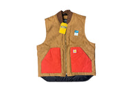 Carhartt vest re-worked  orange pockets (Full size run)