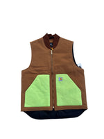 Carhartt vest re-worked  lime green pocket(Full size run)