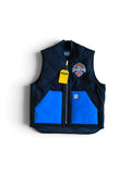 Carhartt vest re-worked  Black/Blue NYK edition Full size run)