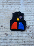 Carhartt vest re-worked  Black/Blue/orange NYK edition Full size run)